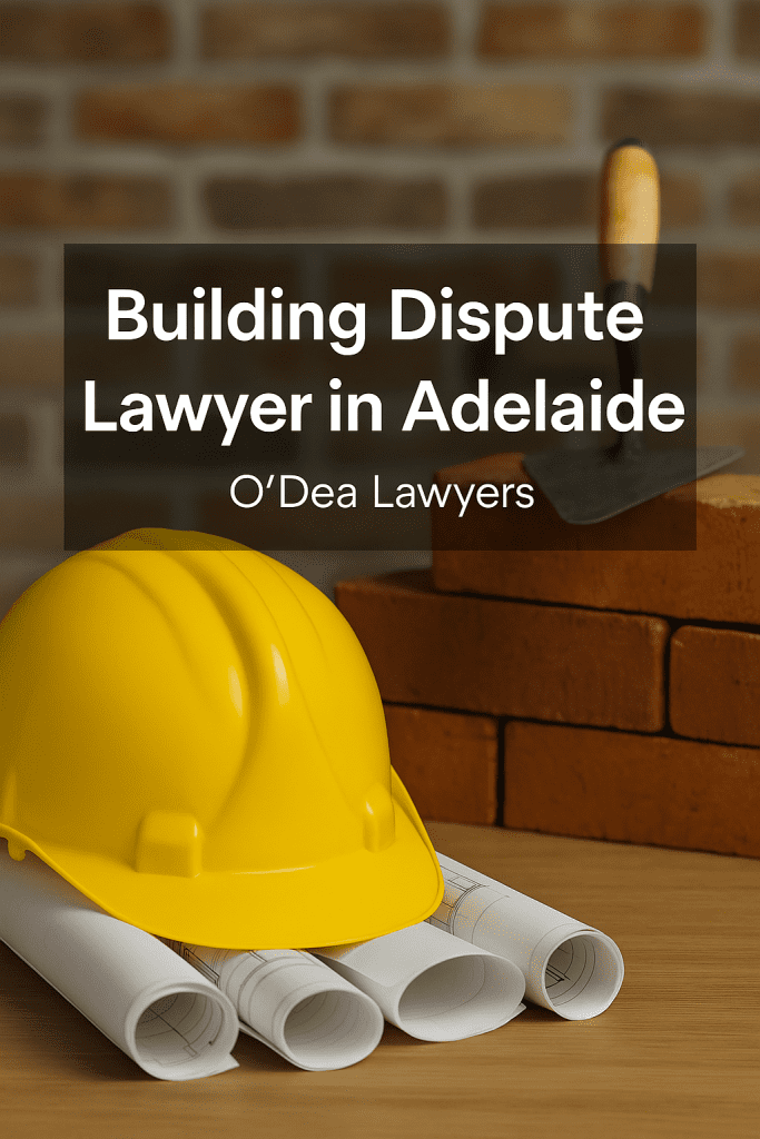Building dispute lawyer in Adelaide